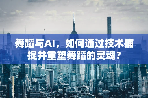 舞蹈与AI，如何通过技术捕捉并重塑舞蹈的灵魂？