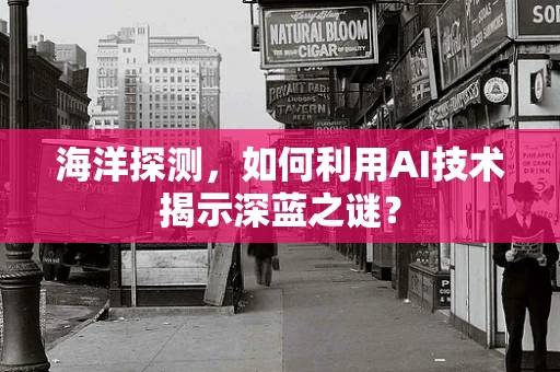 海洋探测，如何利用AI技术揭示深蓝之谜？