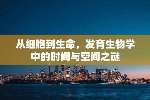 从细胞到生命，发育生物学中的时间与空间之谜