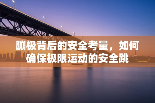 蹦极背后的安全考量，如何确保极限运动的安全跳