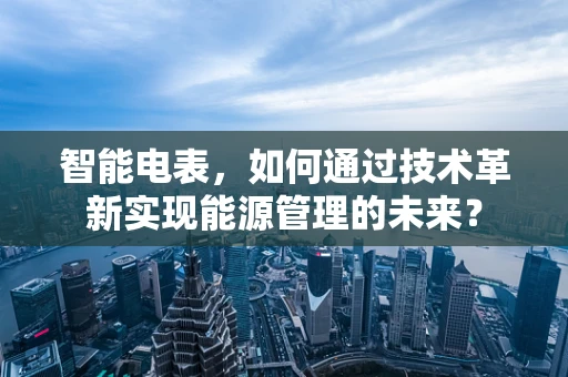 智能电表，如何通过技术革新实现能源管理的未来？