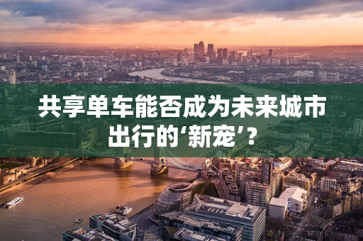 共享单车能否成为未来城市出行的‘新宠’？