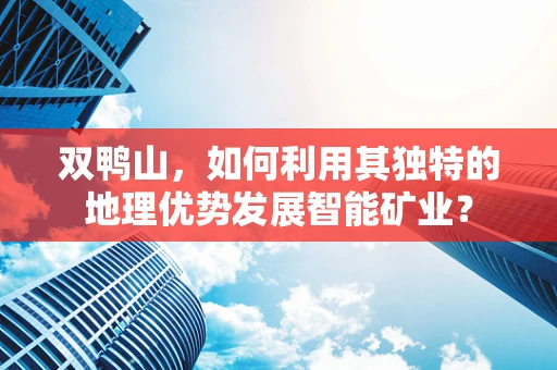 双鸭山，如何利用其独特的地理优势发展智能矿业？