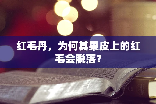 红毛丹，为何其果皮上的红毛会脱落？