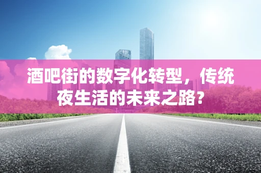 酒吧街的数字化转型，传统夜生活的未来之路？