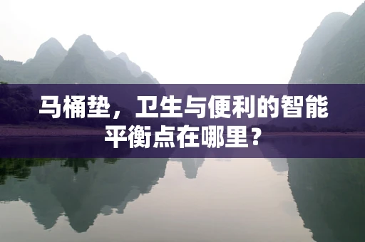 马桶垫，卫生与便利的智能平衡点在哪里？