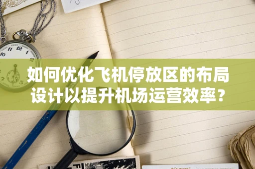 如何优化飞机停放区的布局设计以提升机场运营效率？