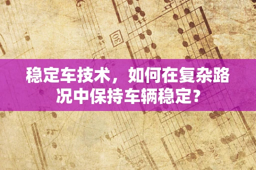 稳定车技术，如何在复杂路况中保持车辆稳定？