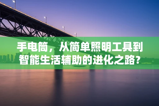 手电筒，从简单照明工具到智能生活辅助的进化之路？