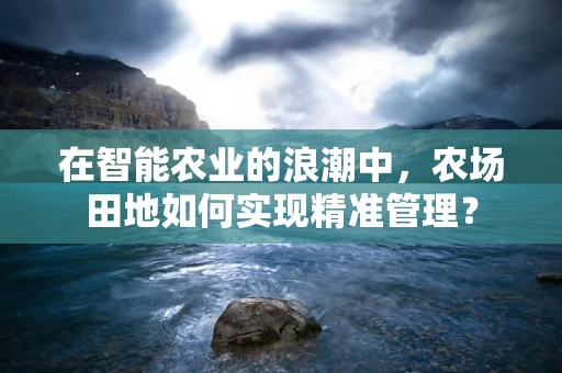 在智能农业的浪潮中，农场田地如何实现精准管理？
