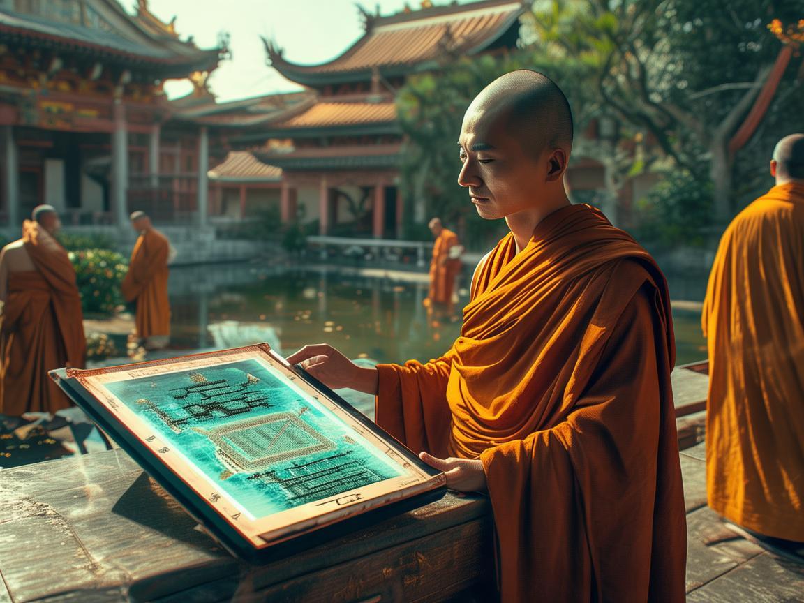 和尚的智慧，在数字时代中，佛教僧侣如何利用AI技术传承与革新？